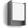 Philips Arbour LED Lampada da Parete, per Esterni, 6 W, Luce Bianca Calda, Antracite, confezione da 2