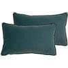 furn. Cosmo Poliestere Riempito Cuscini (Twin Pack), Poliestere, Marine Blue