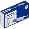 Petrus Pietre di Petrus, 30 fogli, Lunghezza 6 mm, 1000 graffette, Modello 24 (23/6), 55718