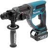 Makita MAKPAC, perforatore per scalpello SDS-Plus 2J 18 V LXT (2 x 3,0 Ah) - MAKITA DHR202RFJ