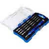 LogiLink WZ0056 WZ0056 - Set di 18 cacciaviti con punte a scatto, colore: Blu/Argento