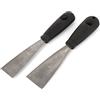 Aexit 2pcs 1.5' 'Larghezza Lama in metallo Manico in plastica Muro a secco Raschietto per stucco ID: 114844
