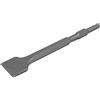 Aexit 50mm Larghezza 280mm Lunghezza Acciaio Cromato Hex Shank Martello piatto grigio cesello ID: 237771