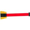 AQCDPJYU Cintura di sicurezza retrattile da parete - Barriera di controllo della folla Non attraversare for esterni, corridoi, banchi di ascensori, negozi e code(Stretch Belt L 2.8m)