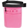 Septoolshop Marsupio professionale impermeabile in tessuto Oxford con cintura regolabile tasche multiple per veterinari assistenti dentali lavoro (rosa)