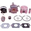 LIWaaGe Adatto for MS180 018 MS 180 Motosega Carburatore Pistone 38mm Kit Collettore Parti di Ricambio 11301200603