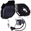 LIWaaGe Adatto for GX25 GX 25 Tosaerba Soffiatore Decespugliatore Motore Filtro Coperchio Bobina di Accensione Kit Candela