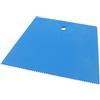 Aexit 4.5' 'Lungo 3.3' 'Largo 2mm di spessore Trapezoidale Vernice plastica Vernice per dolci Pasta pastosa Raschietto Stucco spatola blu ID: 505318
