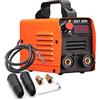 AUBEST Stazione di Saldatura, Saldatrice, saldatrice ad arco completamente automatica for uso domestico di livello industriale, piccola saldatura elettrica interamente in rame(Orange Without Cable)