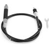 ZenithAur Utensile rotante ZenithAur con attacco per mandrino da 6 mm, albero flessibile, prolunga per smerigliatrice elettrica per smerigliatura e lucidatura di precisione, compatibile con
