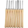 ACTINPANT Set Di Scalpelli for Tornio for Legno Da 8 Pezzi Utensili for Tornitura for Troncatura Inclinata for Sgorbia for La Lavorazione Del