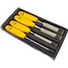 AB Tools 4pc scalpello maniglia in plastica con bordo smussato scalpello in legno Carpenteria Falegnameria TE784