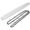 Luxuyvarna Barra guida per motosega da 50,8 cm, catena per sega da 3/8, 72DL, 72 maglie driver, calibro 160 cm, compatibile con Husqvarna 362 365 372