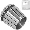 Gengutoo Macelling Spring Collet Chuck Cementa in carburo Resistenza all'usurazione in legno Colletta per tornio per incisioni (D = 24mm)