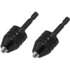 FACAIIO Adattatore mandrino per trapano 03-8 mm, pinza autoserrante con codolo esagonale da 14 pollici, conversione rapida sui driver