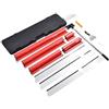 Generico Set Di Spatole Per Superfici, Utensile A Spatola (20 Cm, 40 Cm, 60 Cm, 80 Cm, 100 Cm) E Asta Telescopica Da 86 Cm A 270 Cm, Utensile A Spatola In Valigetta Con Ergonomia Per Ampie Aree Di Lavoro