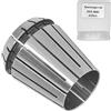 Gengutoo Macelling Spring Collet Chuck Cementa in carburo Resistenza all'usurazione in legno Colletta per tornio per incisioni (D = 23mm)