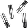 OWMOSYX Set di 4 adattatori per pinza CNC da 1/4 a 1/8, in acciaio al carbonio, riduttore, per incisioni, router e macchine per incidere