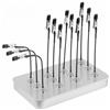 Generic Magnete Che Aiuta le Mani Robusta Struttura in Acciaio Supporto per Scatola di Saldatura per Stazione di Saldatura con 12 Clamp/Holder Flessibili, Adatto per Uso a Lungo Termine Metallo