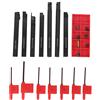 LIYJTK 7pcs CNC Abbour Welcep Purple Black Lale Squade Strumento di svolta Accessorio hardware 42Cr per strumento manuale in acciaio inossibile inossibile