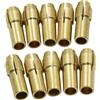 YobiLife Set di 10 pinze per trapano da 0,5-3,2 mm, 4,8 mm, per smerigliatrice elettrica, utensili rotanti, materiale in rame