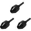 Sxmrmnx 3pcs 0.3-8mm 1/4 di pollice Keyless Drill Chuck Cacciavite Impact Driver Adattatore Hex Shank Drill Grinder Quick Change Adapter