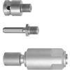 Generico Adattatore per Chiave a Cricchetto - Kit di 3 per Conversione a Batteria - per Avvitatore Elettrico - per Taglio Foratura Riparazione Ispezione Officina Auto Autista
