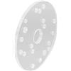 Spacnana Spacnana Piastra Base Universale per Fresatrice, Materiale Acrilico con Fori Preforati, Diametro 6,5 Pollici per Accessori per Tavoli Fresatrice per la Lavorazione del Legno