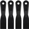 uxcell - Spatola per stucco da 3,8 cm, in plastica ABS, per riparare, per pareti in cartongesso, 4 pezzi, colore: nero