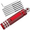 Anneome Kit di Coltelli da Intaglio Legno Strumento per Intagliare Legno in Acciaio e Alluminio Portatile e Comodo per Fai da Te e Lavorazione