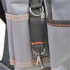 Hosrivae Borsa porta attrezzi in tessuto Oxford resistente con cintura regolabile, custodia impermeabile per elettricisti, cacciaviti, pinze, martelli, organizer multi-tasca