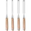 ABSJDFD Scalpelli per legno Scalpello per legno Lavorazione del legno Set di scalpelli da banco per intaglio del legno, Scalpello a mano per legno, Scalpello con bordo smussato per legno affilato Artisti