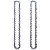 ZHLWei Barra guida for motosega da 8 pollici e set di catene for sega 45 Sega elettrica a maglie di trasmissione 1/4''P for sega elettrica senza spazzole Catena di ricambio for taglierina for legno