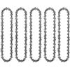 ZHLWei Confezione da 12 catene da 4/6, accessori for mini motoseghe Home 4/6 (guida/catena) Catene di ricambio for seghe da potatura a batteria, utensili da taglio