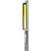 NEBO Lil Larry - Torcia LED Potente Professionale da 250 lumen - Con luce da lavoro COB - Base magnetica con clip da tasca per illuminazione a mani libere - Luce di pericolo - Rosso
