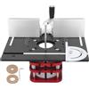 Kikumi Base del router del di sollevamento della tavola 51mm del metallo della corsa della base del router manuale per 64 a 66mm di diametro del motore per incidere scanalatrici