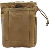 mophrati Borsa portaoggetti per attrezzi Fodera in cotone impermeabile Sostituzione coulisse Multi-tasca Tasca per marsupio da caccia per escursionismo all'aperto, Colore fango