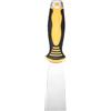 uxcell Coltello per stucco da 3,8 cm, in acciaio al carbonio, flessibile, per riparazione di fango e cartongesso, per rimuovere cemento, carta da parati, fango, nastro adesivo con estremità a martello