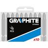 GRAPHITE Screwdriver bit PZ2, 25 mm, 1/4, 10 pezzi.