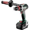 HIKOKI Metabo 602359650 BS 18 LTX BL Q I Trapano avvitatore Brushless 130 Nm + 2 batterie 18 V 5,2 Ah Li-ion + cofanetto Metabox