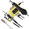 CCZRD Stazione Di Saldatura Portatile 2 In 1 750W Pistola Ad Aria Calda Saldatore For Cellulare BGA SMD PCB IC Strumenti Riparazione Riscaldamento rapido(B)