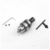 NINMORTH Mandrino B12 con chiave, 1 5 10 mm gamma di serraggio, progettato per fresatura, torni e perforatrici (albero mandrino 8 mm)