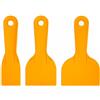 BE-TOOL Set di 3 coltelli multiuso in plastica per riempire e raschiare, set di raschietti per stucco, strumenti per rimuovere la vernice, decalcomanie e adesivi per rimuovere carta da parati (7,7 cm/3 in