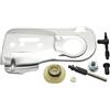 DORFEY Piastra guida catena adatta for Husqrvan 445 450 445E 450E Kit dado tenditore regolatore ingranaggio a vite senza fine pompa olio motosega parte 544094001