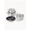 KitchenAid Batteria di pentole con rivestimento antiaderente KitchenAid, set da 7