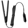 Sm liters beauty MI NI 12 V Portable Car Hair Styler Travel Black Hair Straightener Flat Iron Straightening