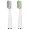 Emmi-dent Spazzole di ricambio - 2 testine bianche per spazzolino sonico Sonic to go - Spazzolino da denti a forma d'onda con durezza equilibrata - Spazzolini di ricambio per spazzolino ad ultrasuoni