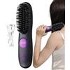 Generico Pettine Riscaldato Per Lisciare I Capelli, Pettine Per Lisciare I Capelli Senza Fili, Spazzola Lisciante Ricaricabile Tramite USB Con 3 Impostazioni Di Calore, Design Antiscottatura