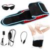 CDIYTOOL Cintura a luce rossa, 660 nm e 850 nm, cintura luminosa rossa a infrarossi, con regolazione timer, 5 livelli di luce regolabile, luce rossa per gambe, schiena, vita, spalle, collo