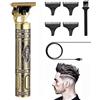 DISCORAMA TAGLIACAPELLI UOMO PROFESSIONALE, TAGLIA CAPELLI RICARICA USB, RASOIO ELETTRICO PER UOMO PETTINI DIVERSE LUNGHEZZE, MACCHINETTA PER CAPELLI BARBA - DISCORAMA® (Buddha)